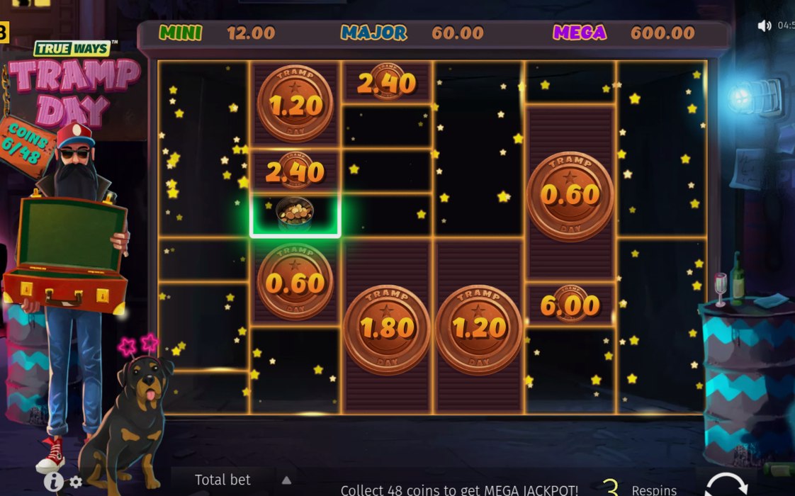 Respin counter back at 3 after a new Coin