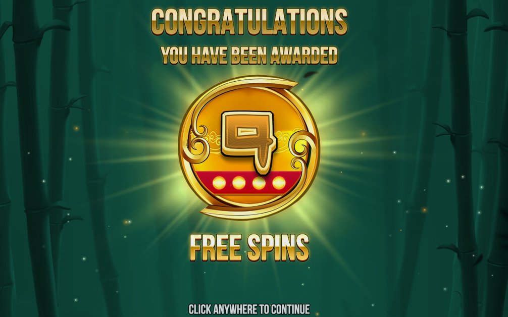 Free Games Feature screen with the Low-Symbol conversion meter
